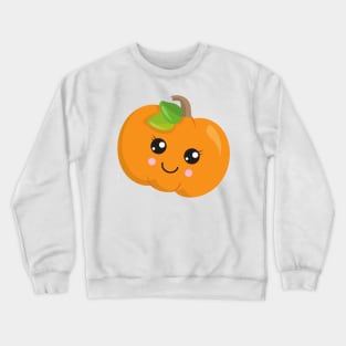 Halloween Pumpkin, Smiling Pumpkin, Trick Or Treat Crewneck Sweatshirt